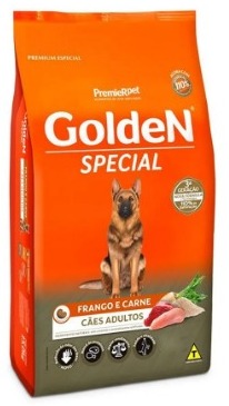 Ração Golden Special para cães adultos, saco de 15kg
